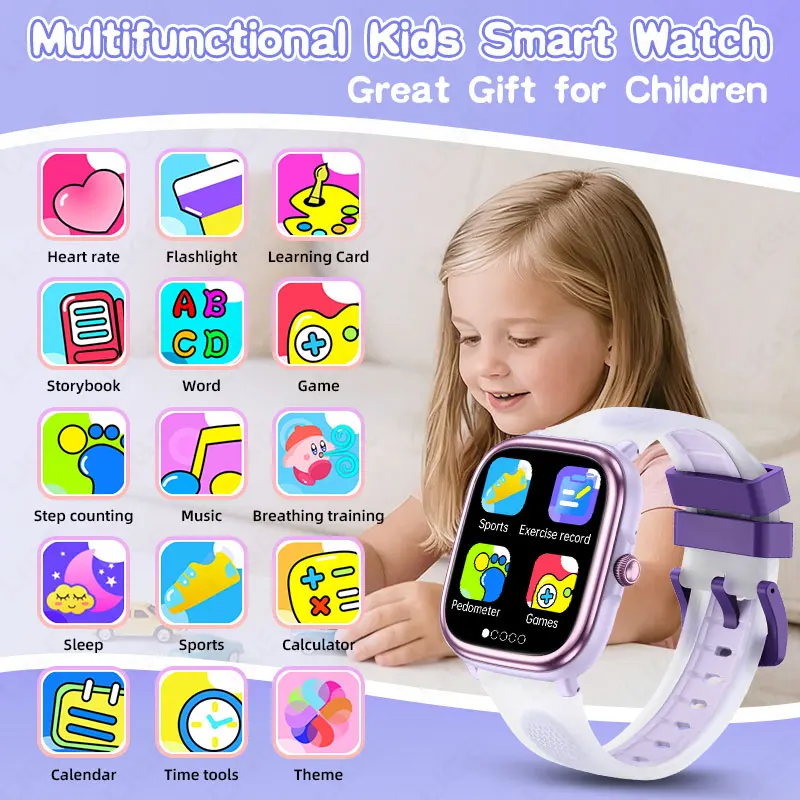 어린이용 LIGE 스마트워치, 남아용 아동 시계, 학생 - Smartwatch Watches Birthday Gift For Girls 리뷰 및 가격