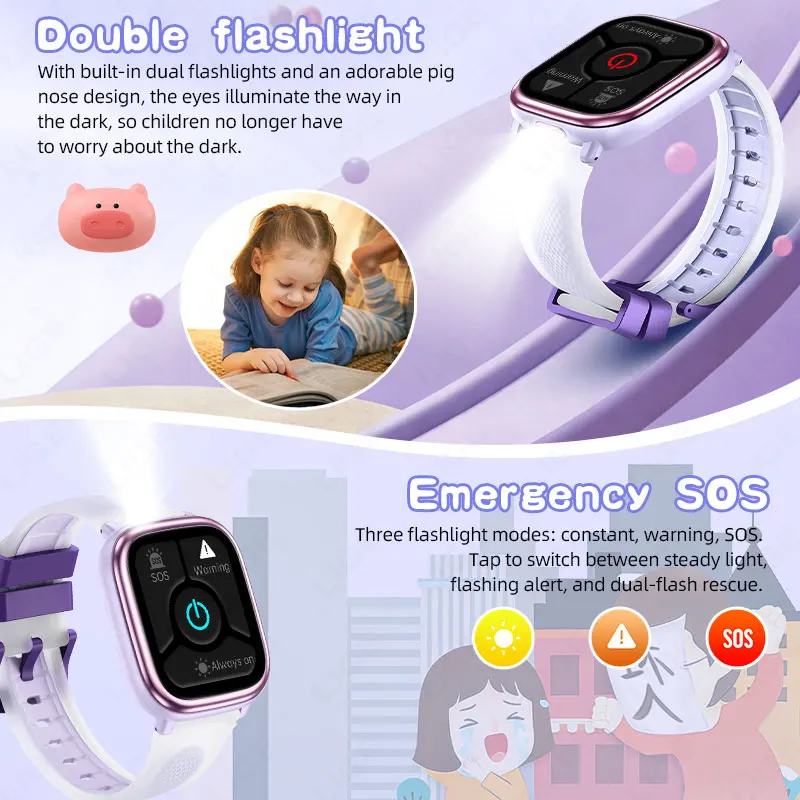 어린이용 LIGE 스마트워치, 남아용 아동 시계, 학생 - Smartwatch Watches Birthday Gift For Girls 리뷰 및 가격