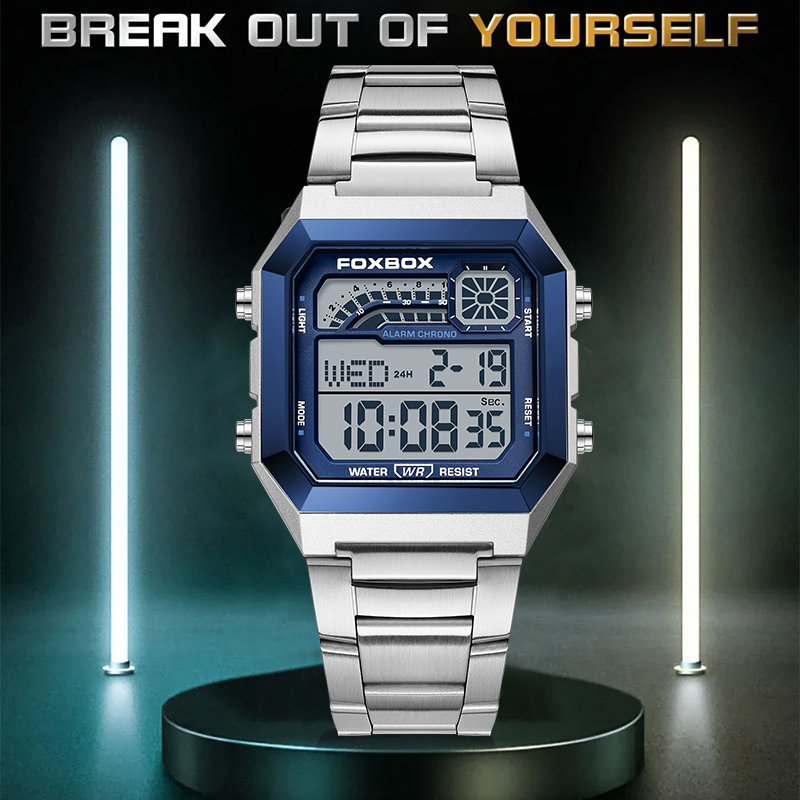 FOXBOX 패션 럭셔리 디지털 남성 시계 캐주얼 스포 - Analog Quartz Watch 리뷰 및 가격