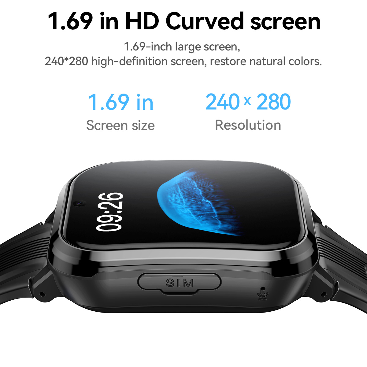 HOCO Y108 1.69인치 HD LCD 곡면 터치스 - Smartwatch Watches For Kids With Gps 리뷰 및 가격