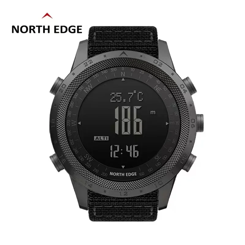 새로운 NORTH EDGE 남성용 스포츠 디지털 시계  - Altimeter Compass Watch 리뷰 및 가격
