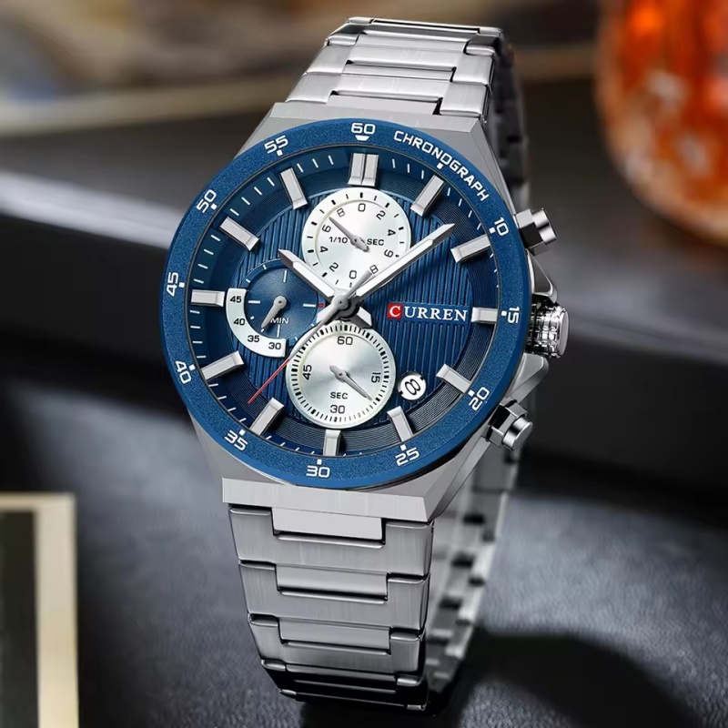 CURREN 8481 럭셔리 쿼츠 시계 남녀공용 방수  - Couple Watches Smartwatch 리뷰 및 가격